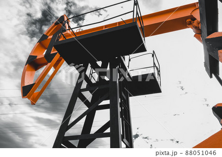 war on oil prices caused by the coronavirus. Oil prices fall due to global crisis. Oil drilling 88051046