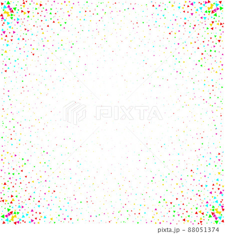 Falling multicolored triangles. frame. abstract vector illustration - Vektorgrafik 88051374