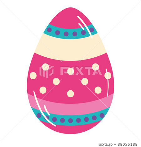 Isolated colored easter egg icon Vector Isolated colored easter egg icon Vector 88056188