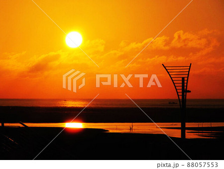 夕闇 たそがれ 薄暮 88057553