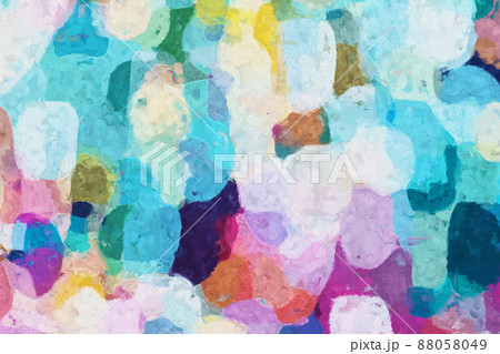 Abstract colorful oil painting texture Abstract colorful oil painting texture 88058049