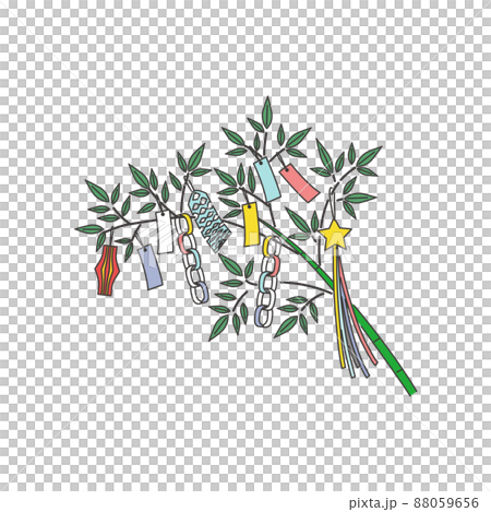 Tanabata decoration inside 88059656