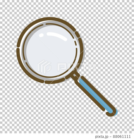 Simple icon of magnifying glass Simple icon of magnifying glass 88061111