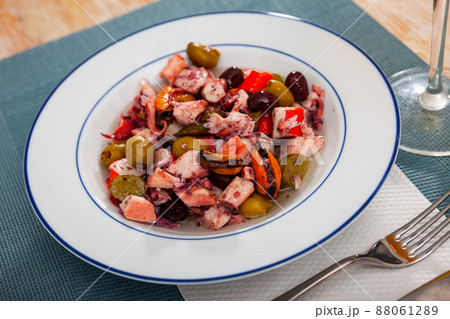 Salpicon seafood salad with shrimps 88061289