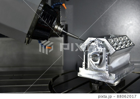 The 5-axis CNC mills machines for design configuration that utilizes a swivel head machine table and flush with the surface metalworking industrial 88062017