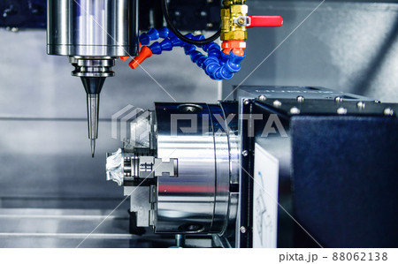 The 5-axis CNC mills machines for design configuration that utilizes a swivel head machine table and flush with the surface metalworking industrial 88062138