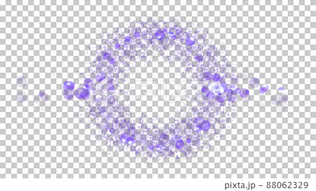 CGパーティクル　中央にコピースペースのある光の玉と線の背景 88062329
