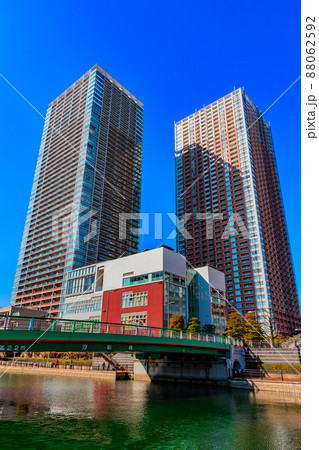 東京 港区芝浦のタワーマンション郡 グローヴタワーとブルームタワー 東京 港区芝浦のタワーマンション郡 グローヴタワーとブルームタワー 88062592