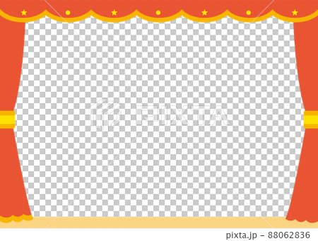 発表会,フレーム,お知らせ,劇,ステージ,舞台,イベント,学校プリント用,展覧,お遊戯会,楽しい 88062836