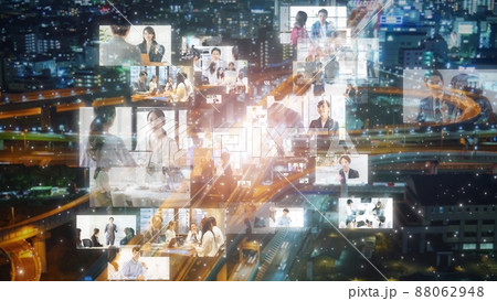 働く人々 テクノロジー コンセプト 働く人々 テクノロジー コンセプト 88062948