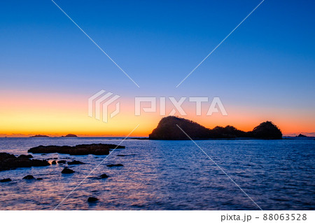 海辺の夕景 海辺の夕景 88063528