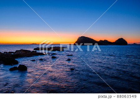 海辺の夕景 海辺の夕景 88063549