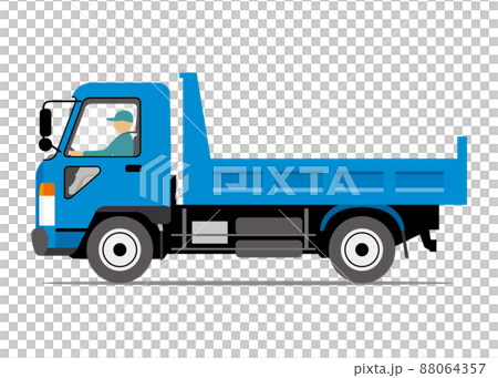 自卸車，側角，插圖 88064357