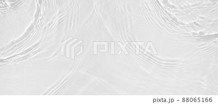 banner transparent white colored clear calm water surface texture  88065166