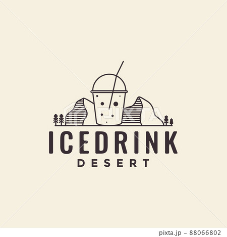 boba drink with hot season logo design, vector graphic symbol icon illustration creative idea boba drink with hot season logo design, vector graphic symbol icon illustration creative idea 88066802