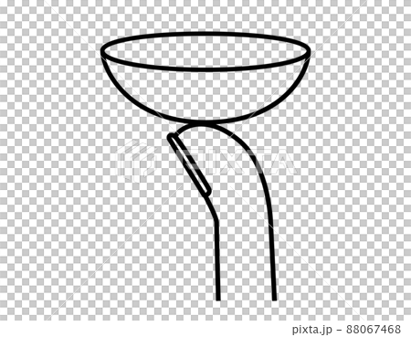 コンタクトレンズ　ベクターイラスト 88067468
