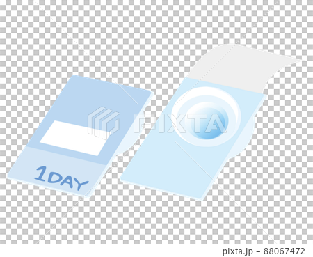 Contact lens vector illustration Contact lens vector illustration 88067472