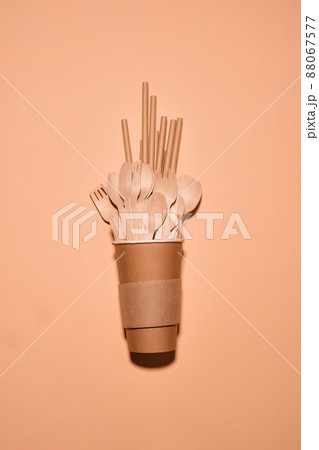 Disposable tableware made of natural materials Disposable tableware made of natural materials 88067577