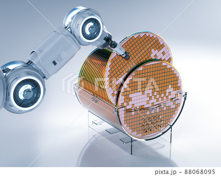 Semiconductor manufacturing with robotic arms 88068095