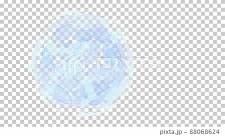 CGスフィア　多重構造の六角形で構成された球体 88068624