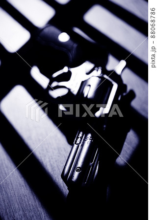 Pistol gun dark at night Pistol gun dark at night 88068786