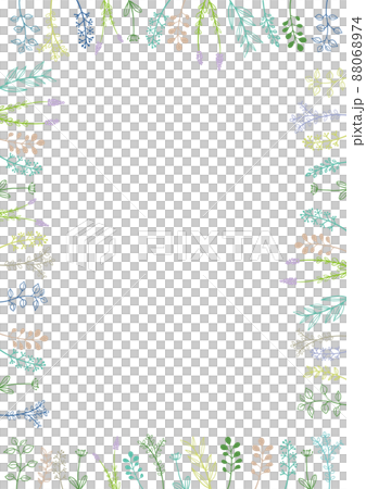 斯堪的納維亞風格簡約植物彩框（立式）外殼 88068974