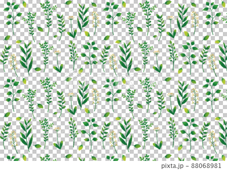 斯堪的納維亞風格的綠色植物圖案 斯堪的納維亞風格的綠色植物圖案 88068981