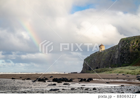 This is Downhill Beach in Northern Ireland 88069227