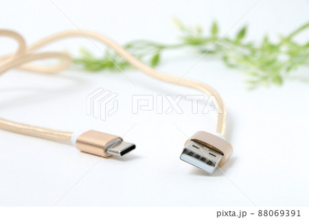 ケーブル, USBケーブル, USB, OA機器, デジタル, パソコン, ビジネス, 接続 ケーブル, USBケーブル, USB, OA機器, デジタル, パソコン, ビジネス, 接続 88069391