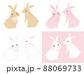 うさぎ　セット 88069733