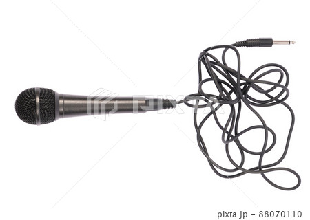 microphone isolated on white background 88070110