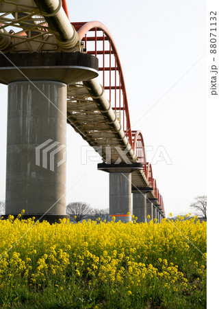 日本一の水管橋の荒川水管橋 88071132