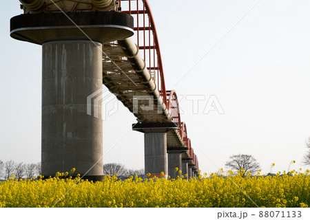 日本一の水管橋の荒川水管橋 日本一の水管橋の荒川水管橋 88071133