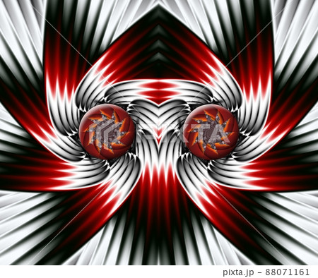 Computer generated abstract colorful fractal artwork 88071161