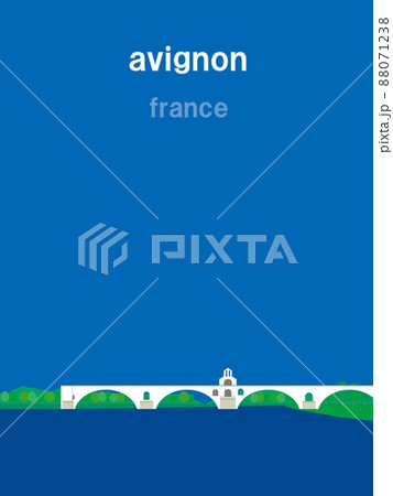 アヴィニョン avignon サン・べネゼ橋 le pont saint benezet アヴィニョン avignon サン・べネゼ橋 le pont saint benezet 88071238