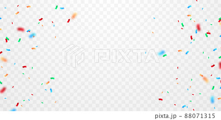 Background vector illustration with confetti. Beautiful colors for parties or celebrations. Background vector illustration with confetti. Beautiful colors for parties or celebrations. 88071315