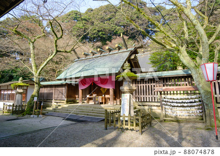 福井県敦賀市　金ヶ崎宮と金ヶ崎城跡 88074878