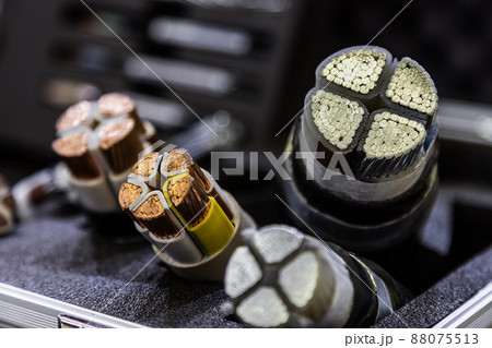 assortment of different stranded copper and brass wires for various purposes assortment of different stranded copper and brass wires for various purposes 88075513