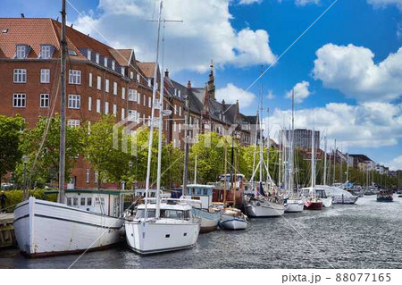 北欧　デンマーク　コペンハーゲン　街並み 88077165