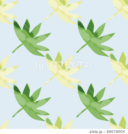 Abstract palm leaves tropical seamless pattern. Creative leaf endless wallpaper. 88078004
