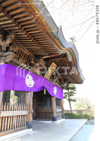 赤塚山乗蓮寺（じょうれんじ）の山門　東京都板橋区　 88078306