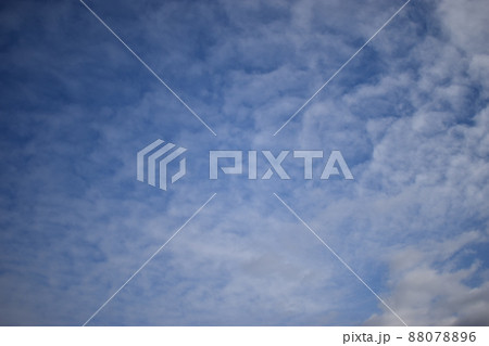 Cirrus clouds formation with blue sky background 88078896