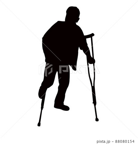 a man body silhouette vector 88080154