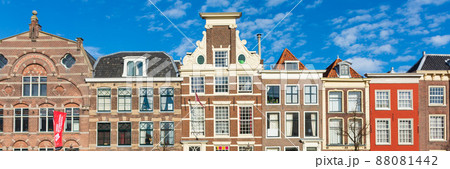 オランダ・ライデンの街並み 88081442
