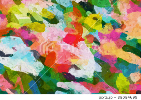 abstract oil painting texture illustration 88084699