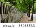 フェンス 塀 花 88085533