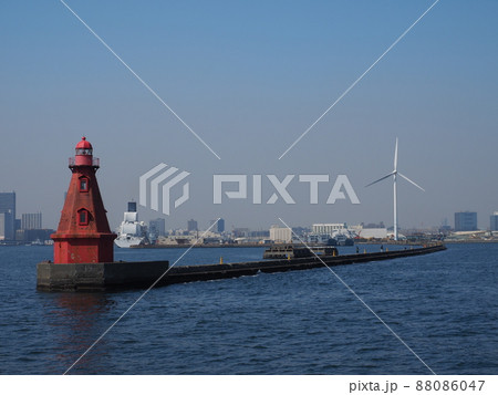 横浜港 横浜北水提灯台 横浜港 横浜北水提灯台 88086047