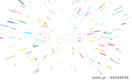 CGパーティクル 多数の拡散するレーザーのフレーム CGパーティクル 多数の拡散するレーザーのフレーム 88088696