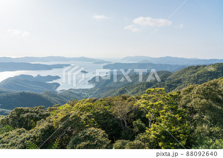 奄美大島の高知山展望台 88092640