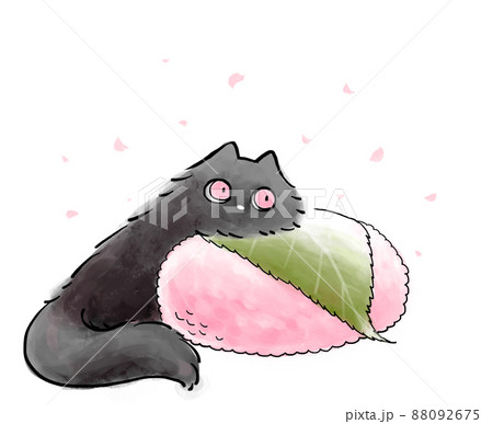 さくらもちとねこ　桜ぴんく 88092675